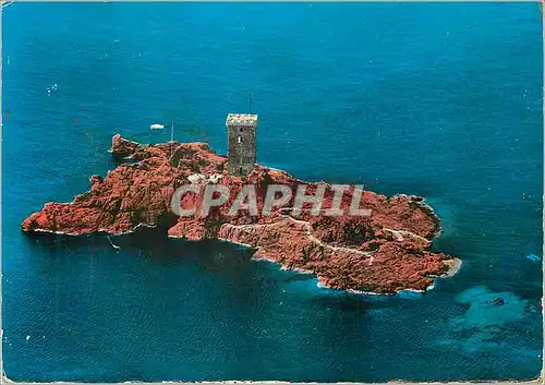 Moderne Karte Corniche d'Or Le Dramont L'Ile d'Or