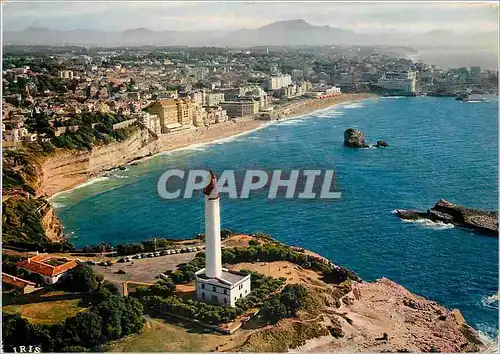 Moderne Karte Biarritz (B Pyr) Vue prise du Phare vers la Grande Plage