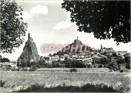 Moderne Karte Le Puy en Velay Vue Generale