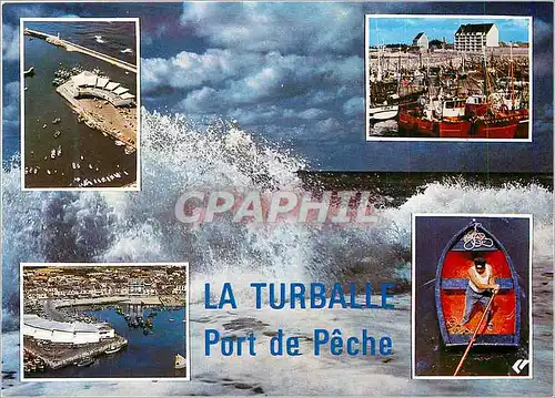 Moderne Karte La Turballe (Loire Atlantique) Premier port Sardinier de France