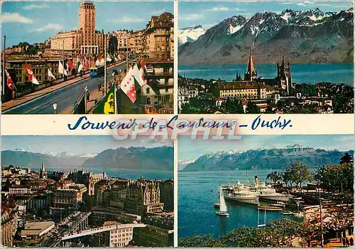 Cartes postales moderne Souvenir de Lausanne Ouchy