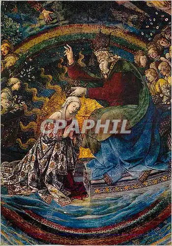 Cartes postales moderne Spoleto Le Dome Le Couronnement de la Vierge Detail