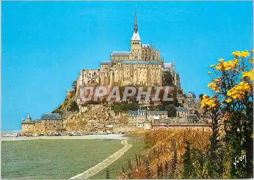 Cartes postales moderne Le Mont Saint Michel (Manche) Merveille de l'Occident Couleurs et Lumiere de France