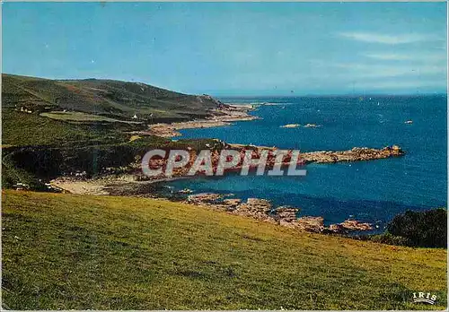 Cartes postales moderne La Hague Greville Environs de Cherbourg Les Falaises a Maree Basse