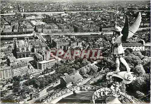 Cartes postales moderne Lyon La Ville Vue de Fourviere