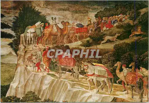 Cartes postales moderne Firenze Palazzo Medici Riccardi Les Voyage des Rois Mages (detail) Chameaux