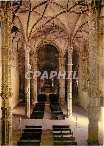 Moderne Karte Lisboa L'Interieur de l'Eglise