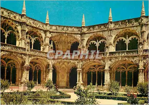 Cartes postales moderne Lisboa Le Cloitre du Monastere des Jeronimos