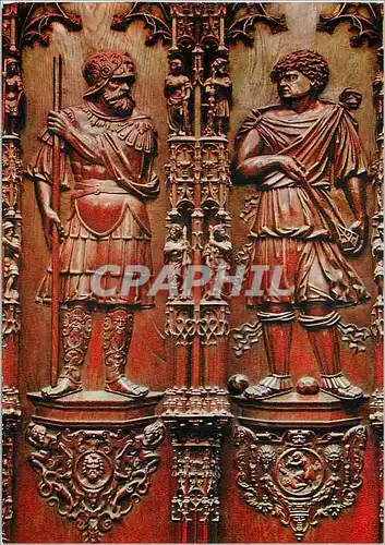 Cartes postales moderne Cathedrale de Auch Detail des Stalles