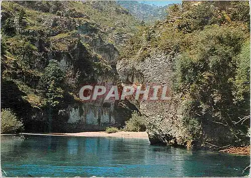 Moderne Karte Dans les Gorges du Tarn (Lozere) Les Detroits