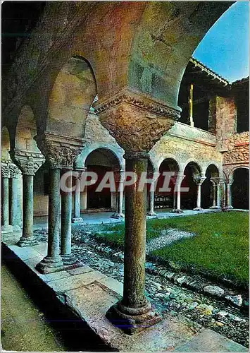 Cartes postales moderne Cathedrale de St Lizier (Ariege) Interieur du Cloitre (XIIe S)