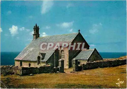 Cartes postales moderne Pointe du Van (Finistere) La Bretagne en Couleurs La Chapelle Saint They dans son enclos de pier