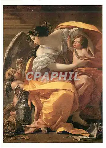 Cartes postales moderne Louvre Departement des Peintures Simon Vouet Allegorie de la Richesse