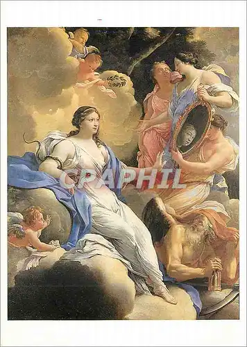Cartes postales moderne Montpellier Musee Fabre Exposition Vouet Grand Palais 1990 Simon Vouet Allegorie de la Prudence