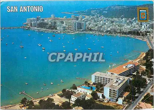 Cartes postales moderne San Antonio Ibiza Isla Blanca Vista aerea