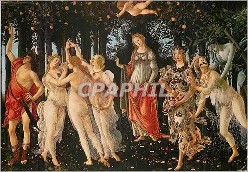 Cartes postales moderne Firenze Galleria Uffizi Botticelli (1445 1510) Le Printemps