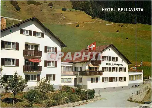 Moderne Karte Disentis Hotel Bellavista 1150 m Bes Fam Vincenz Huonder