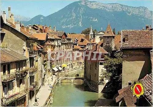 Cartes postales moderne Annecy (Hte Savoie) Canal du Thiou et le Mont Veyrier
