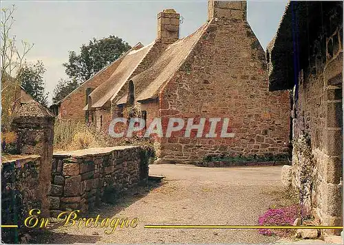 Cartes postales moderne Chaumiere Fleurie La Bretagne Pittoresque