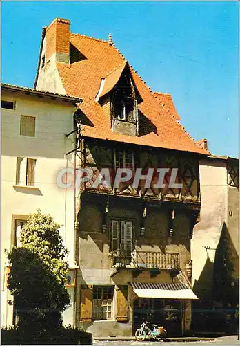 Moderne Karte Courpiere L'Auvergne Vieilles Maisons