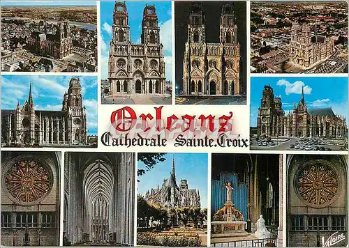 Cartes postales moderne Orleans (Loiret) Les Merveilles du Val de Loire Cathedrale Sainte Croix