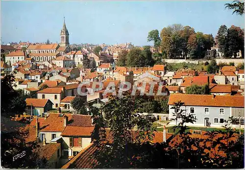 Moderne Karte Bourbonne les Bains (Hte Marne) Vue Generale