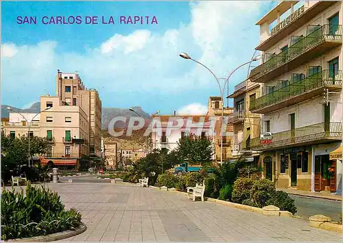 Moderne Karte San Carlos de la Rapita (Tarragona) Place d'Espagne
