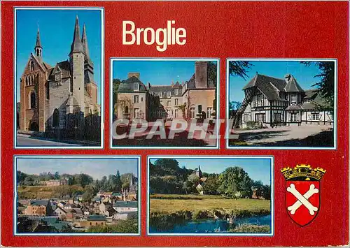 Cartes postales moderne Broglie (Eure) l'Eglise Chateau de la Varende