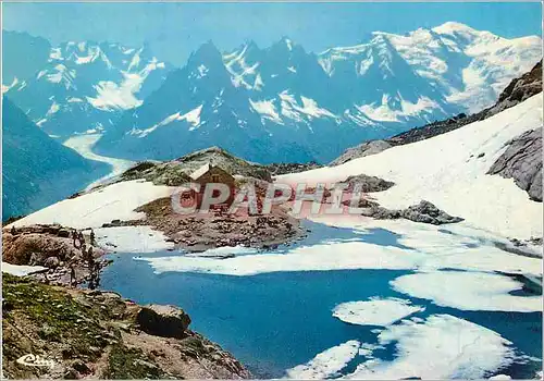 Moderne Karte Chamonix Mont Blanc (Hte Savoie)