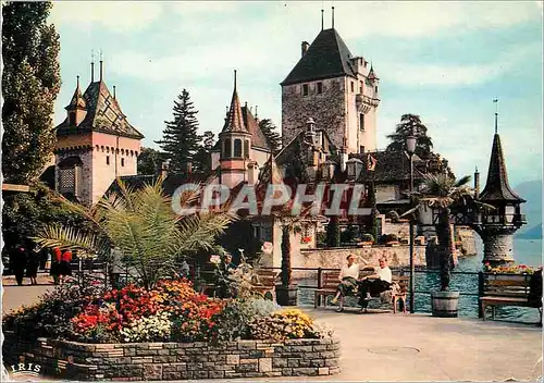 Moderne Karte Schloss Oberhofen