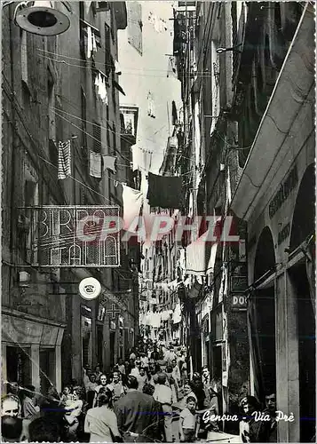 Cartes postales moderne Genova Via Pre