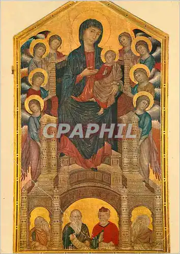 Cartes postales moderne Firenze Galleria Uffizi la Vierge avec son Fils