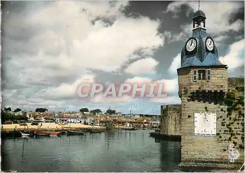 Moderne Karte Concarneau (Finistere) la Ville Close le Beffroi