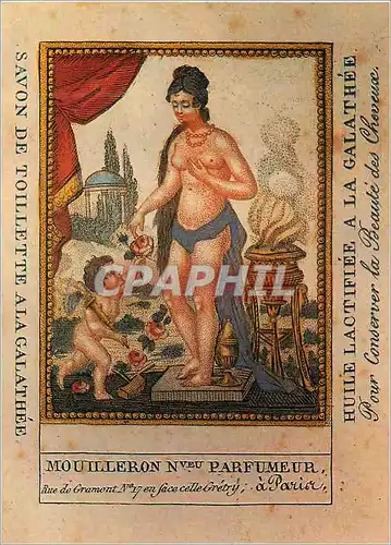 Cartes postales moderne Savon de Toillette a la Galethee Mouilleron Nveu parfumeur a Paris