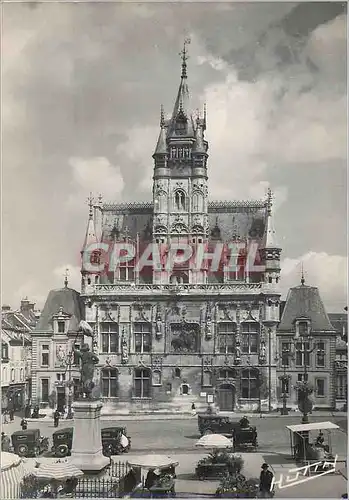 Moderne Karte Compiegne l'Hotel de Ville Automobile