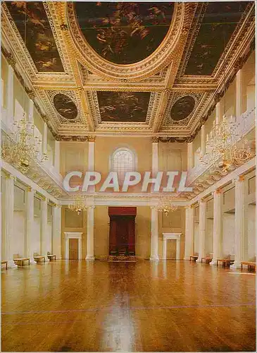 Moderne Karte Banqueting House Whitehall Interior Looking South Showing the Painted Ceiling by Rubens