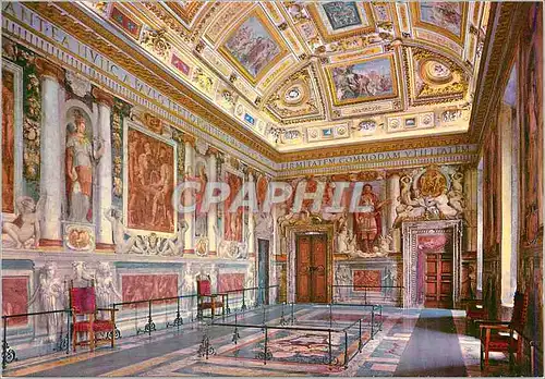 Moderne Karte Roma Museo Nazionale di Castel S Angelo La Salle des Paul III