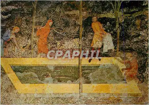 Cartes postales moderne Avignon Palais des Papes Chambre du Cerf La Peche