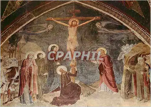 Cartes postales moderne Avignon Palais des Papes Chapelle St Jean Crucifixion