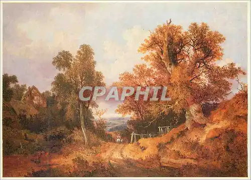 Cartes postales moderne Castle Museum Norwich John Berney Ladbrooke 1803 1879 Lane Scene 1874