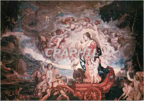 Cartes postales moderne Malta Flemish Tapestry Showing The Triumph of Charity  after Peter Paul Rubens