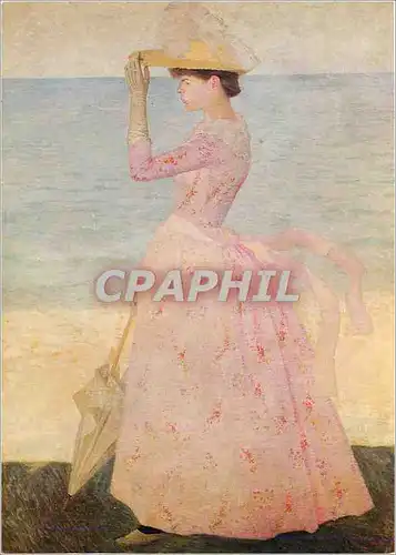 Moderne Karte Paris Palais de Tokyo Artiste Maillol (1861 1944) La Femme a l'Ombrelle