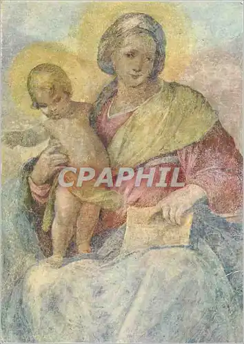 Moderne Karte Roma Notre Dame de la Lettre de Nicolo Pomaranclo (XVI Siecle)