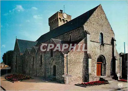 Cartes postales moderne Barneville Carteret (Manche) L'Eglise XIe XIIe S de Barneville