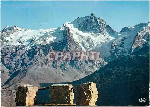Cartes postales moderne En Oisans (H A) Face Nord de la Meije (3974 m) et le Glacier du Tabuchet
