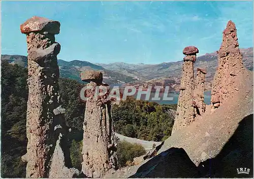 Cartes postales moderne Serre Poncon (H A) Les Demoiselles Coiffees et le Lac