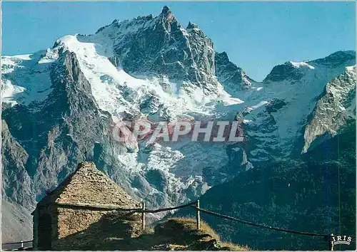 Cartes postales moderne En Oisans (H A) La face nord de la Meije (3974 m) et le Glacier du Tabuchet depuis le Chazelet