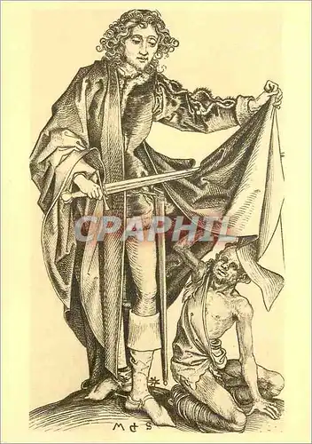 Cartes postales moderne Colmar vers 1450 Brisach 1491 Martin Schongauer peintre Graveur Saint Martin