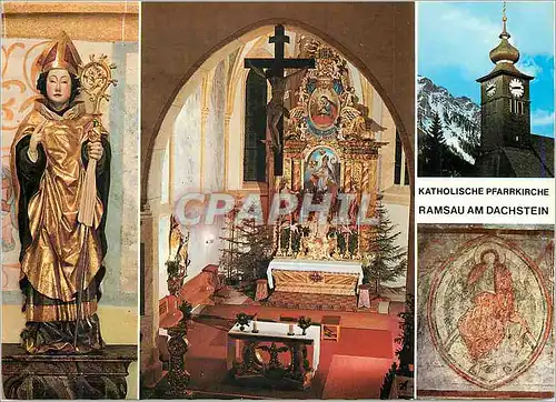 Cartes postales moderne Ramsau am Dachstein Patron Hl Rupert (15 Jhdt) Romanishes Fresko