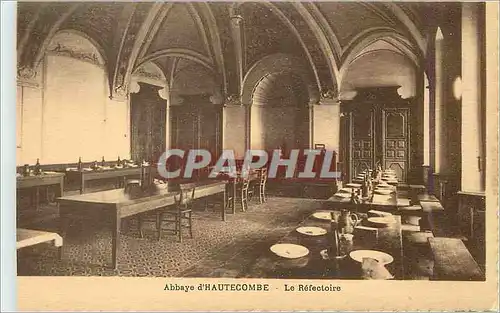 Cartes postales Abbaye d'Hautecombe Le Refectoire